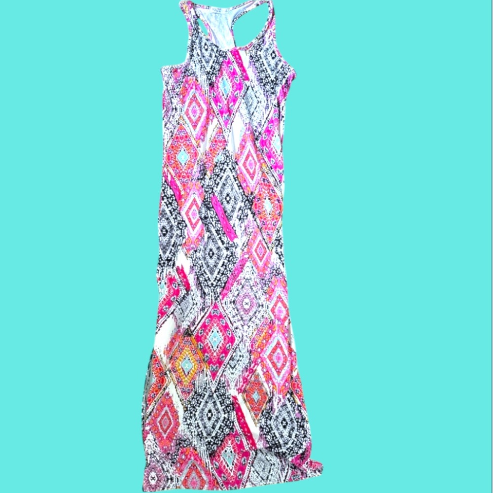 Colorful Summer Maxi Dress S/M